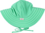 RuffleButts Girls UPF50+ Sun Protected Swim Hat