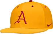Nike Men's Nike Gold Arkansas Razorbacks 2025 On-Field True Performance Baseball Fitted Hat