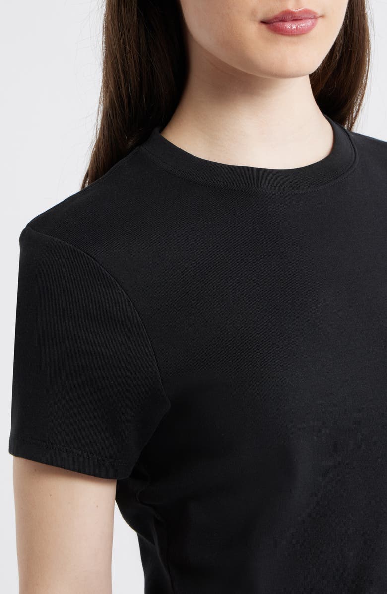 Rip Curl Classic Fitted Stretch Cotton T-Shirt, Alternate, color, Black