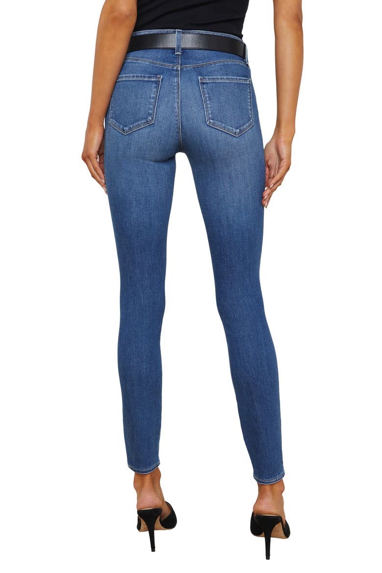 Marguerite High Waist Skinny Jeans, Alternate, color, CAMBRIDGE