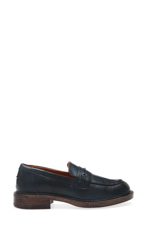 Miz Mooz Monnie Bit Loafer In Blue