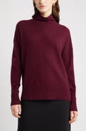Nordstrom Oversize Cashmere Turtleneck Sweater