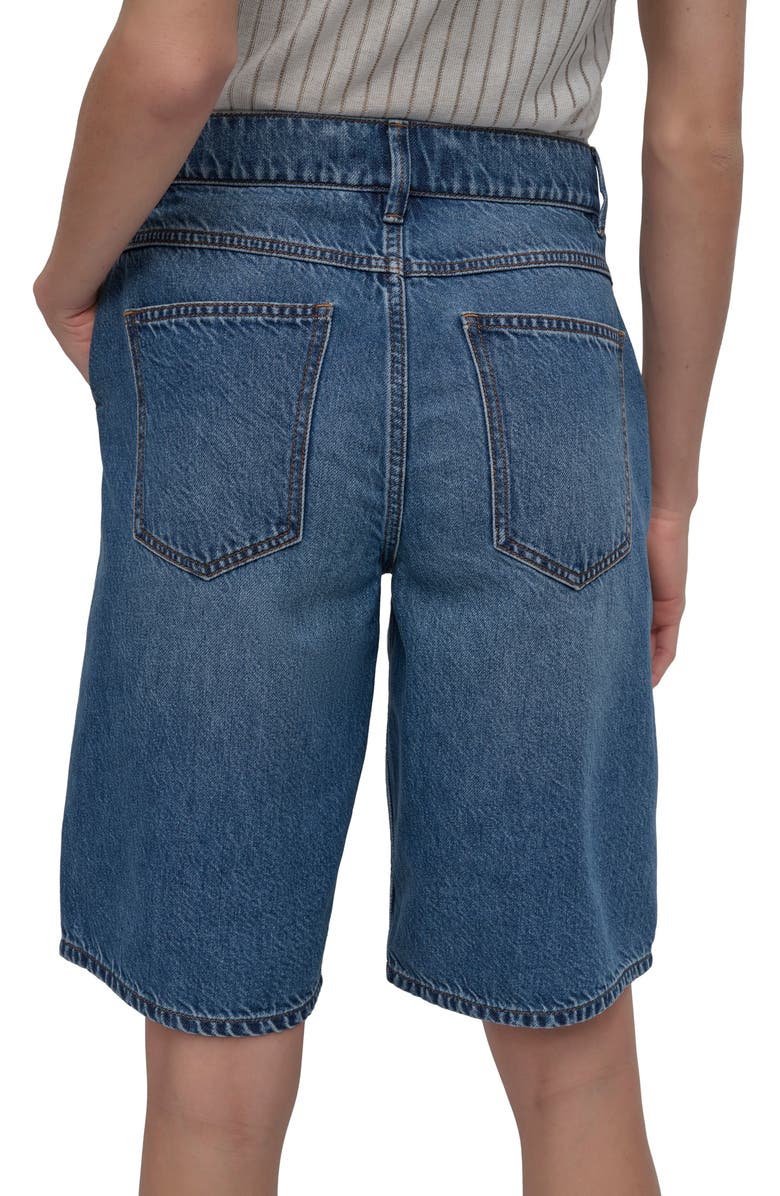 DKNY Denim Bermuda Shorts, Alternate, color, 