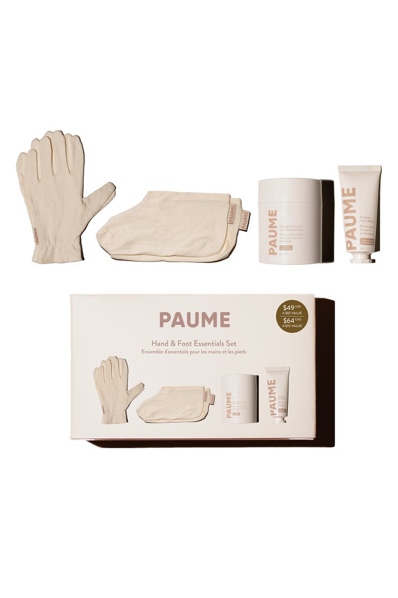 Hand & Foot Essentials 4-Piece Set $82 Value, Main, color, BEIGE