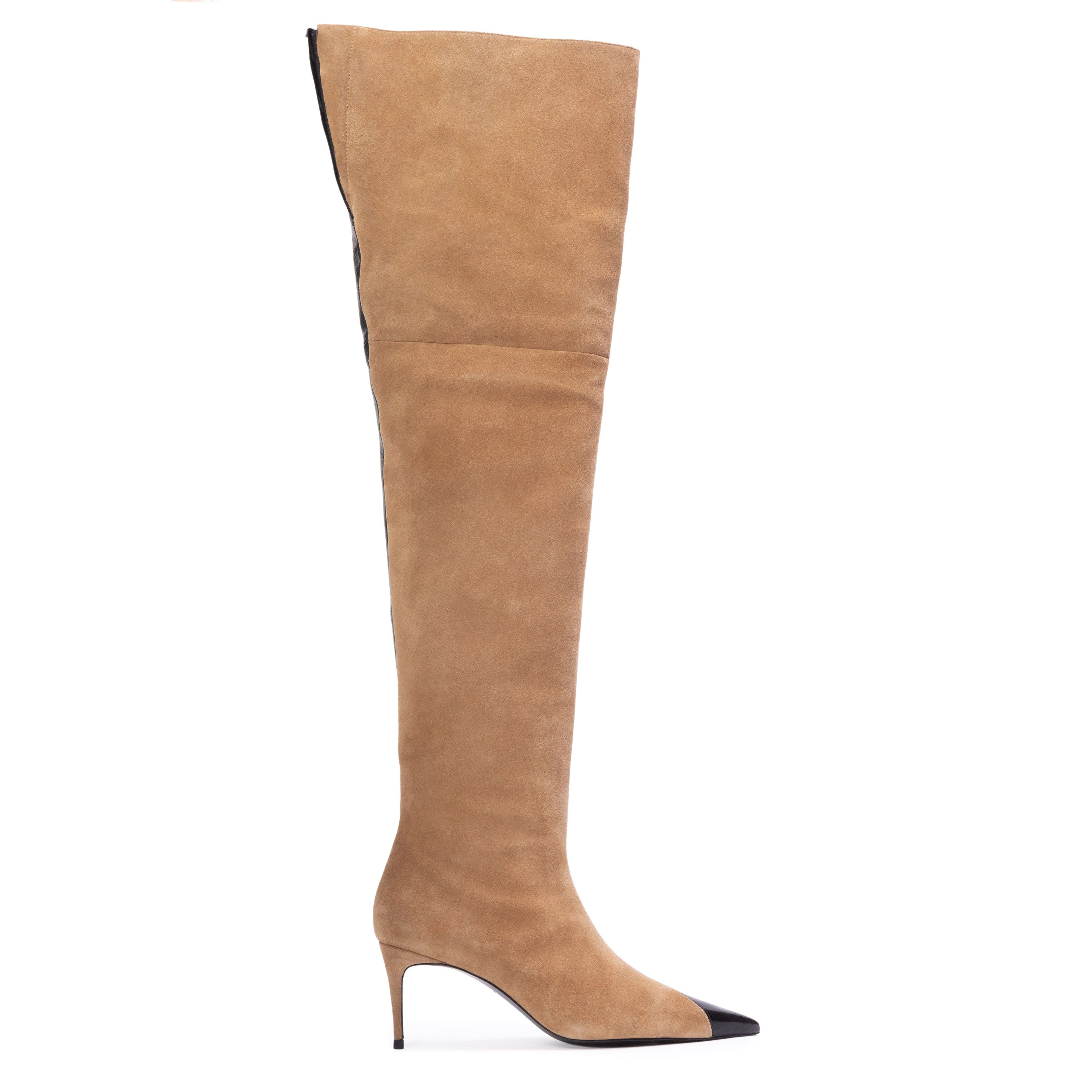 Oblik 70 Boot, Main, color, Latte Suede / Eel Leather