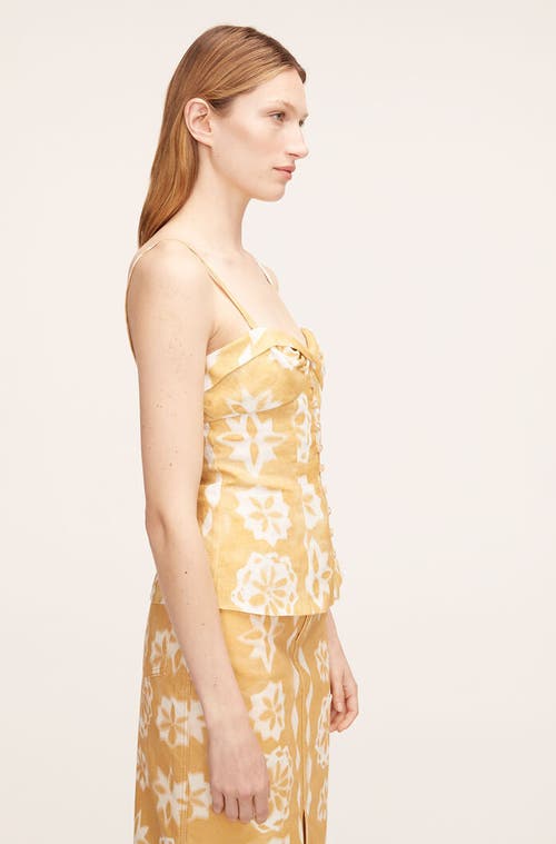 REBECCA TAYLOR REBECCA TAYLOR PAPER FLEUR BUTTON FRONT TANK 
