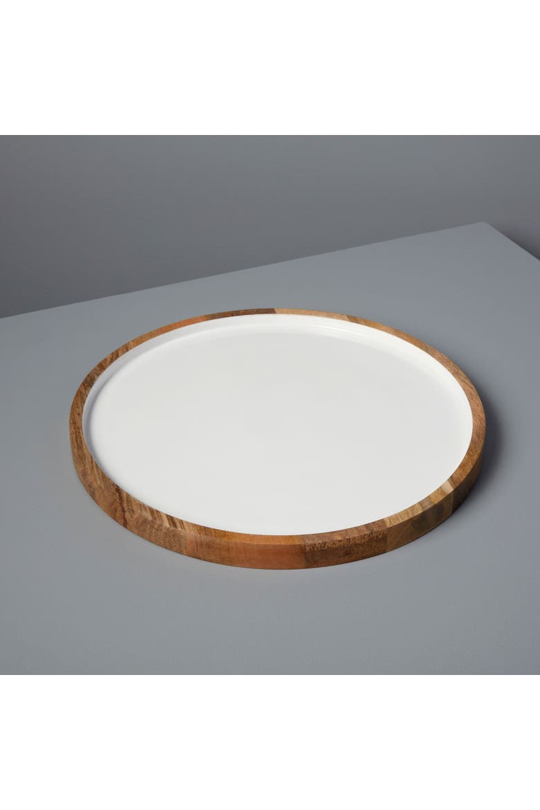 Madras Classic Round Platter, Alternate, color, Natural