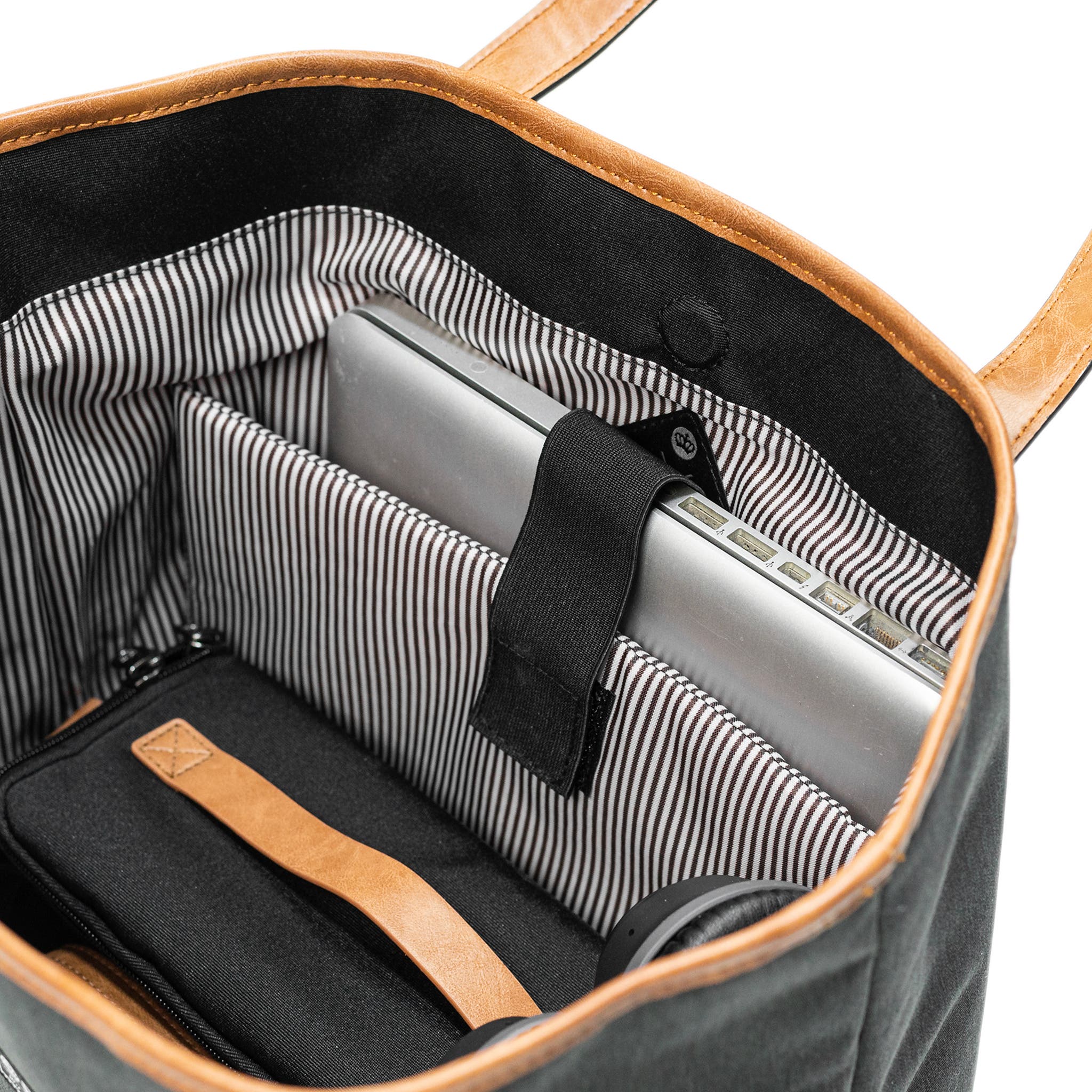 PKG Hazelton Recycled Tote bag, Alternate, color, Black