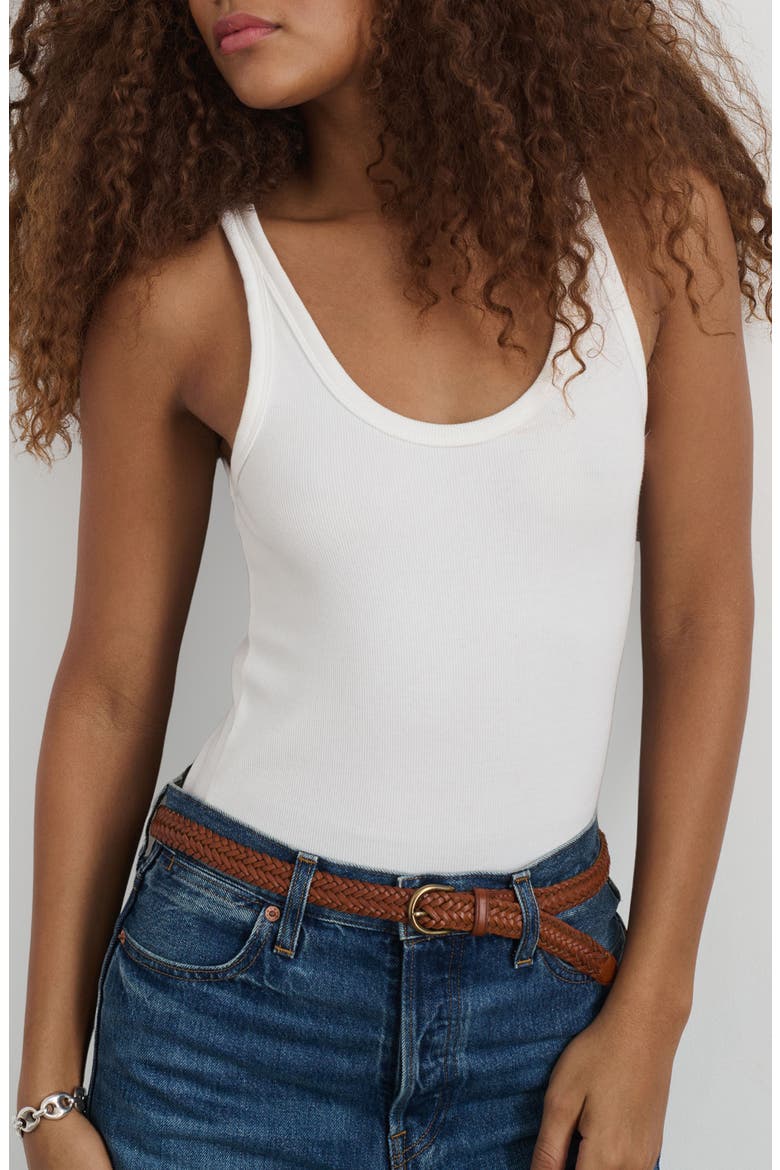 365 Stretch Cotton Rib Tank, Main, color, SEA SALT