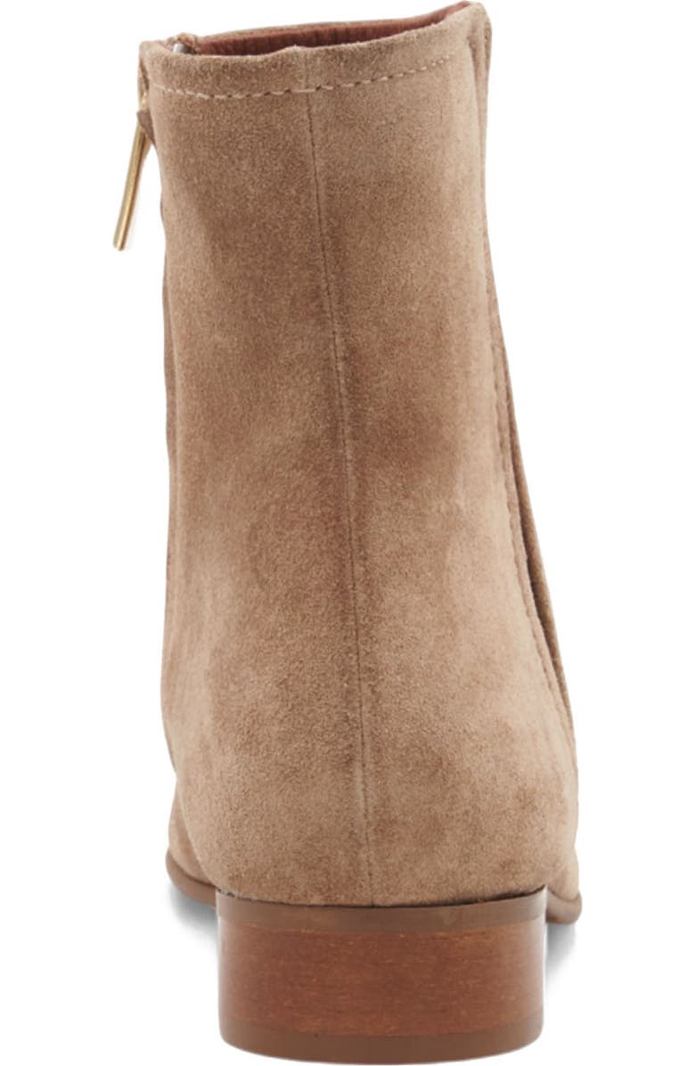 Aquatalia Sahara Weatherproof Bootie, Alternate, color, Champagne Suede