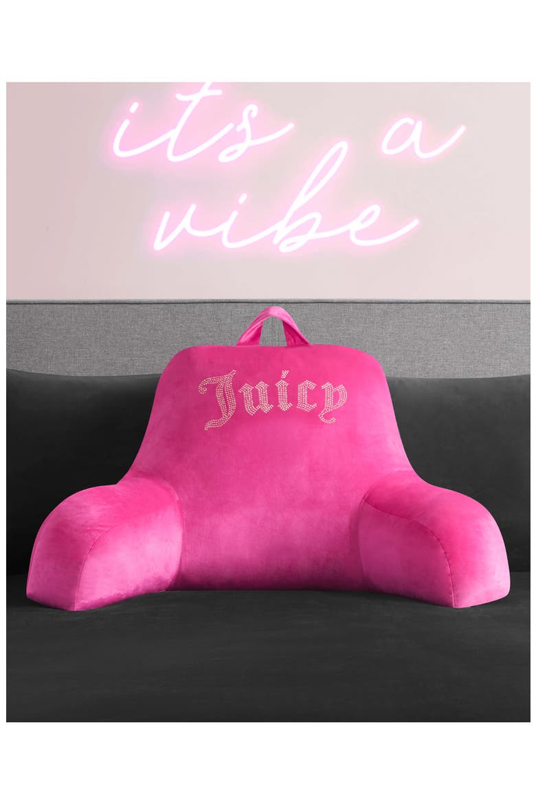 Backrest Pillow, Alternate, color, HOT PINK