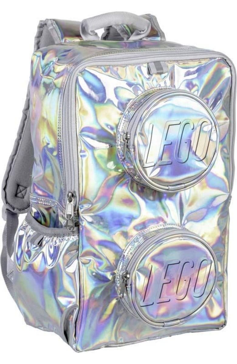 HAIKU LEGO Brick Backpack, Alternate, color, Silver