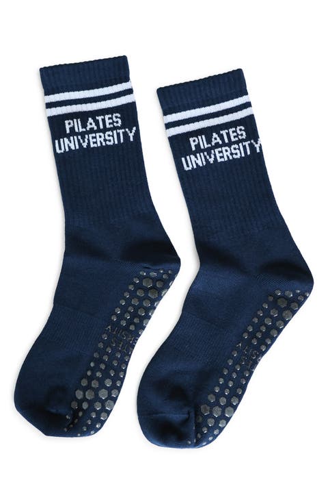 The Pilates University Crew Socks