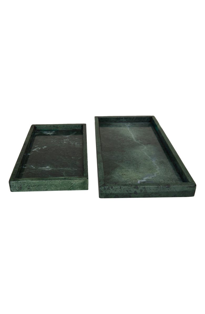 VIVIAN LUNE HOME Marble Tray - Set of 2, Alternate, color, 