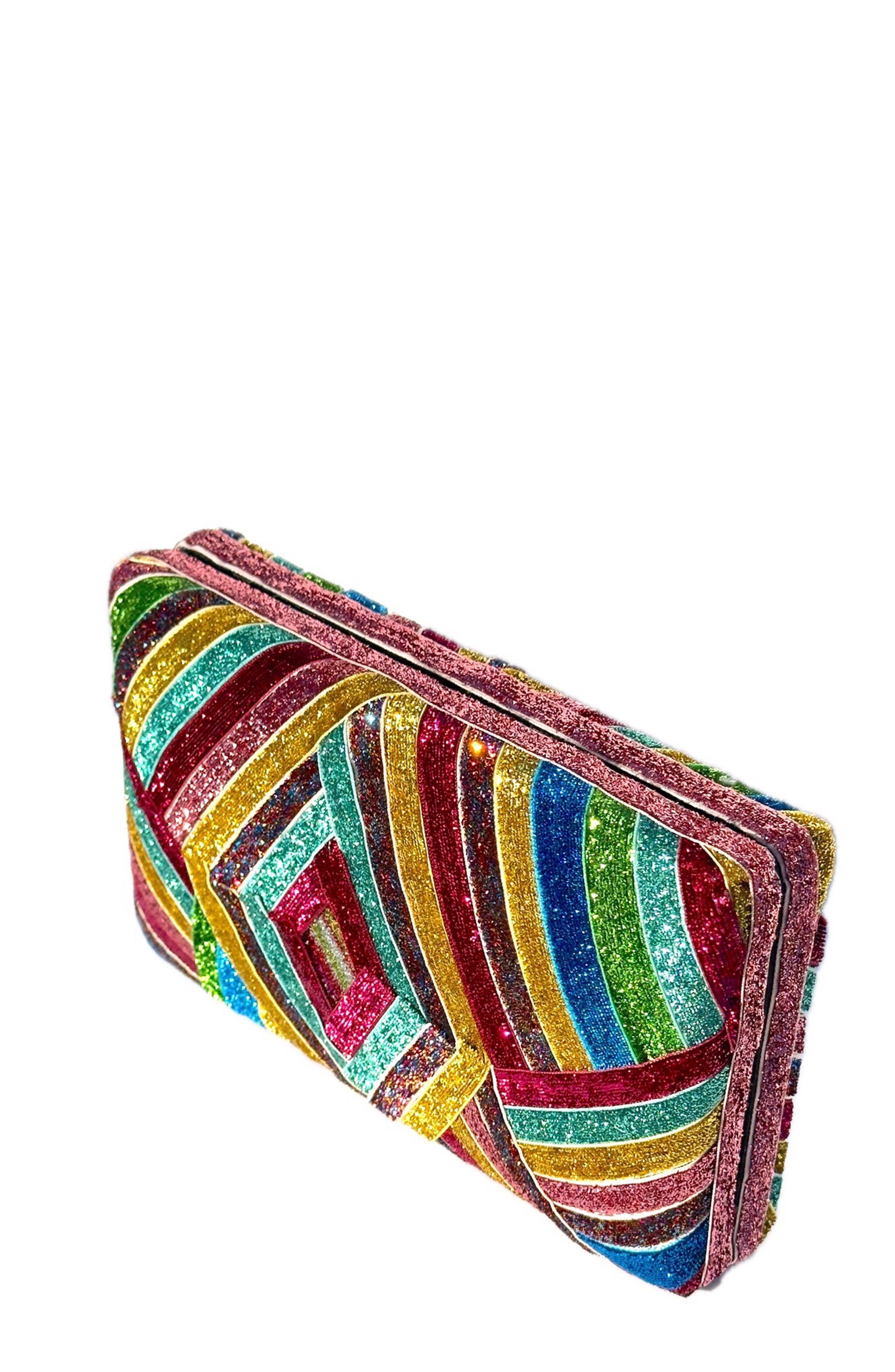 Simitri Prism Clutch, Alternate, color, Prism