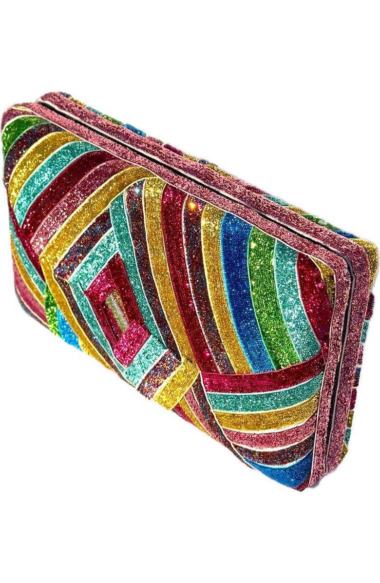 Simitri Prism Clutch, Alternate, color, Prism