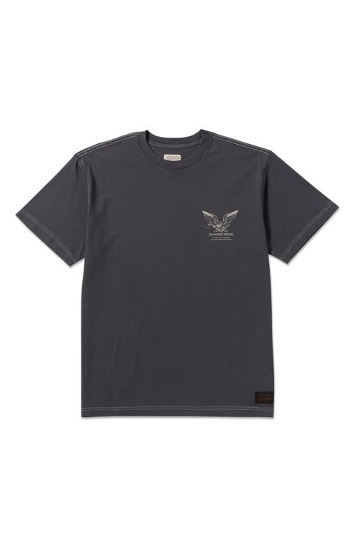 Billabong Bird Of Prey Oversize Cotton Graphic T-shirt In Black