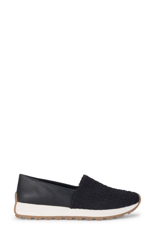 Baretraps Gennie Womens Faux Leather Slip-on Loafers In Black Crochet