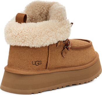 Funkarra Genuine Shearling Cabin Cuff Bootie