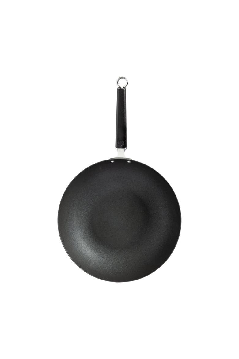 Carbon Steel Excalibur Nonstick Stir Fry Pan with Phenolic Handle, 12-Inch, Alternate, color, Black