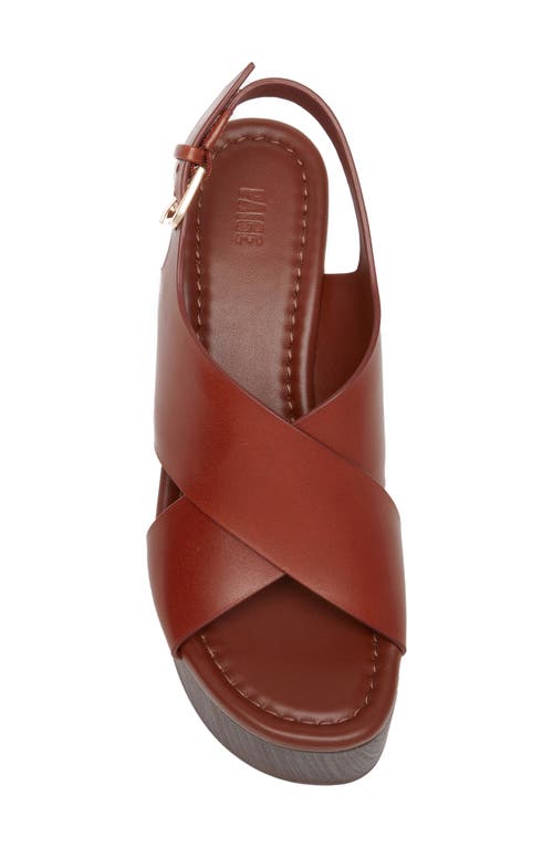Paige Reid Slingback Platform Sandal In Whisky