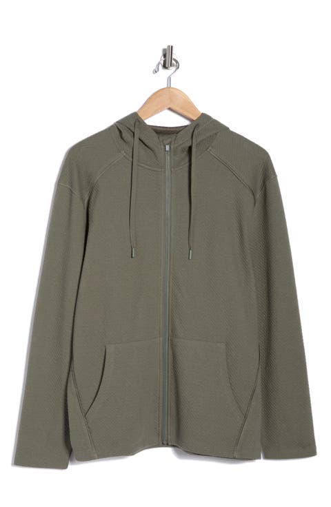 Oberon Jacquard Full Zip Hoodie