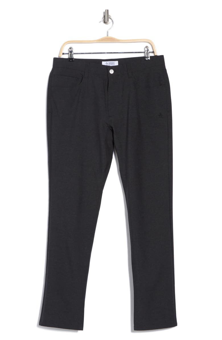 Original Penguin Technical Flat Front Pants, Alternate, color,