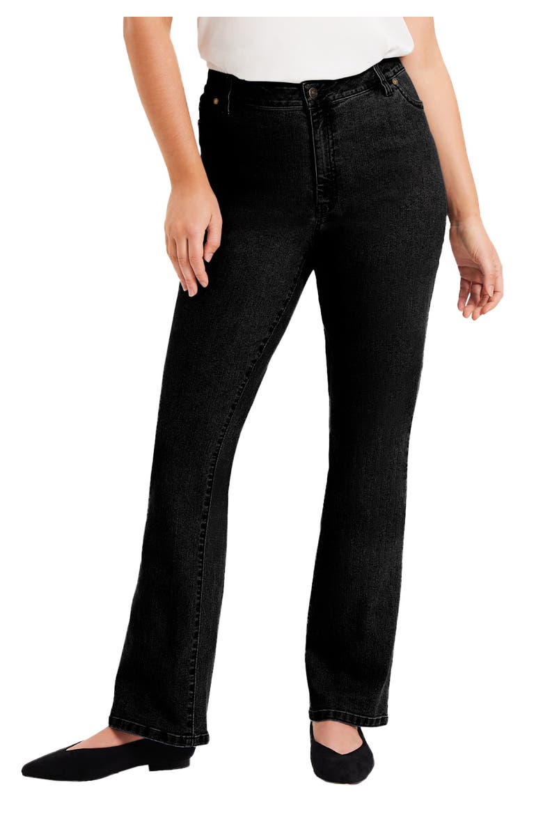 June Fit Bootcut Jeans, Main, color, BLACK