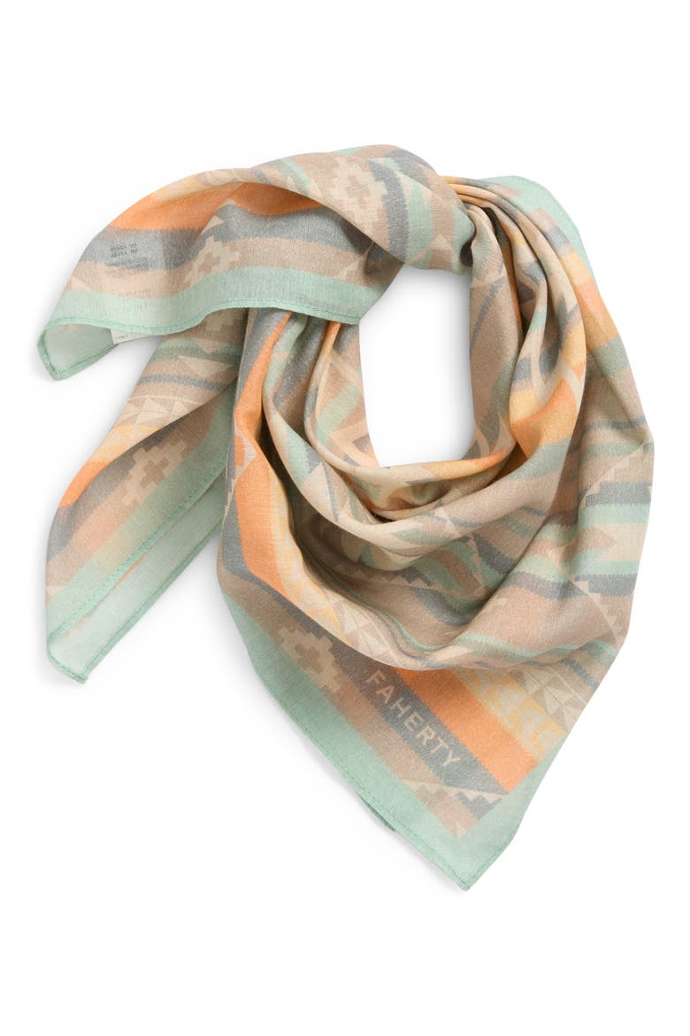 Dusk Star Organic Cotton Bandana, Main, color, DUSK