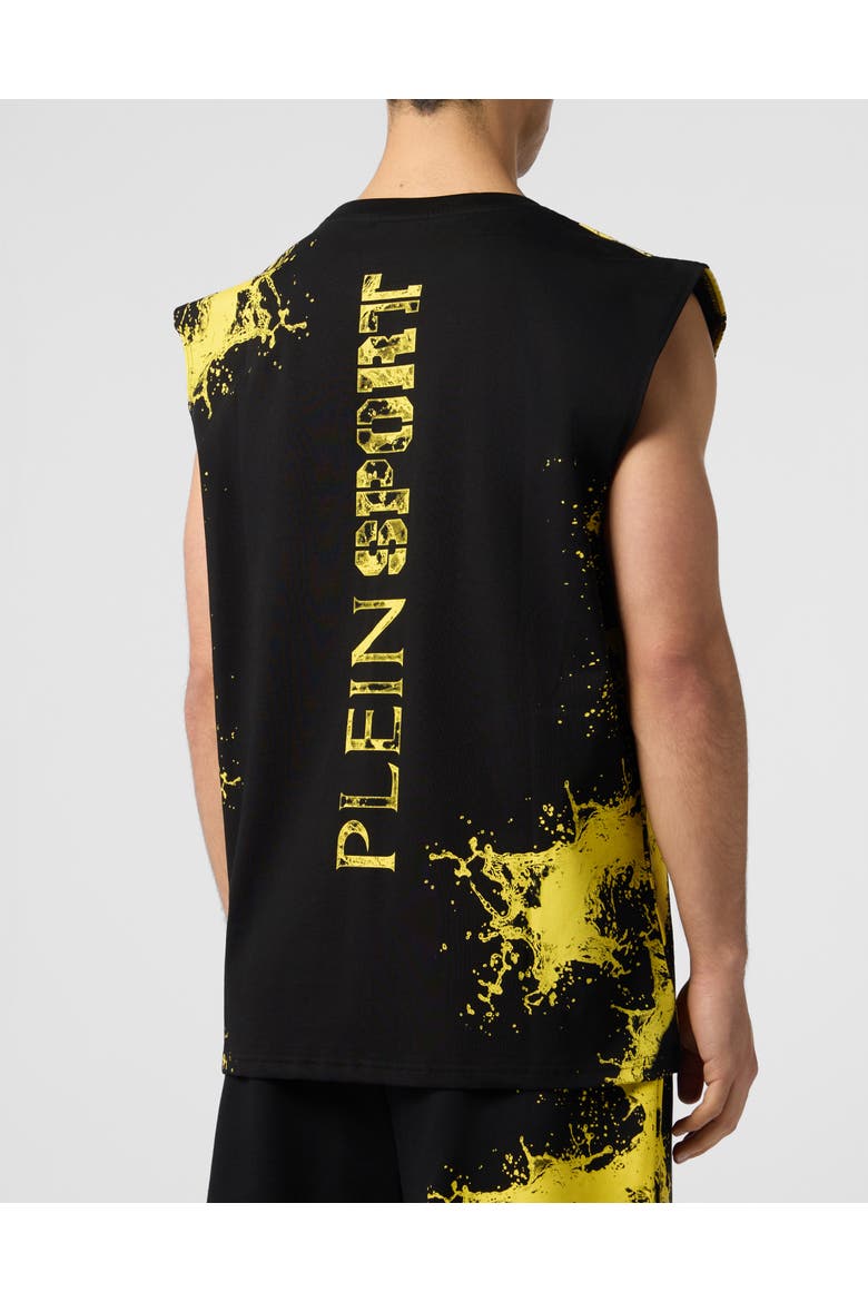 Tank Top Plein Sport Splash Men, Alternate, color, black