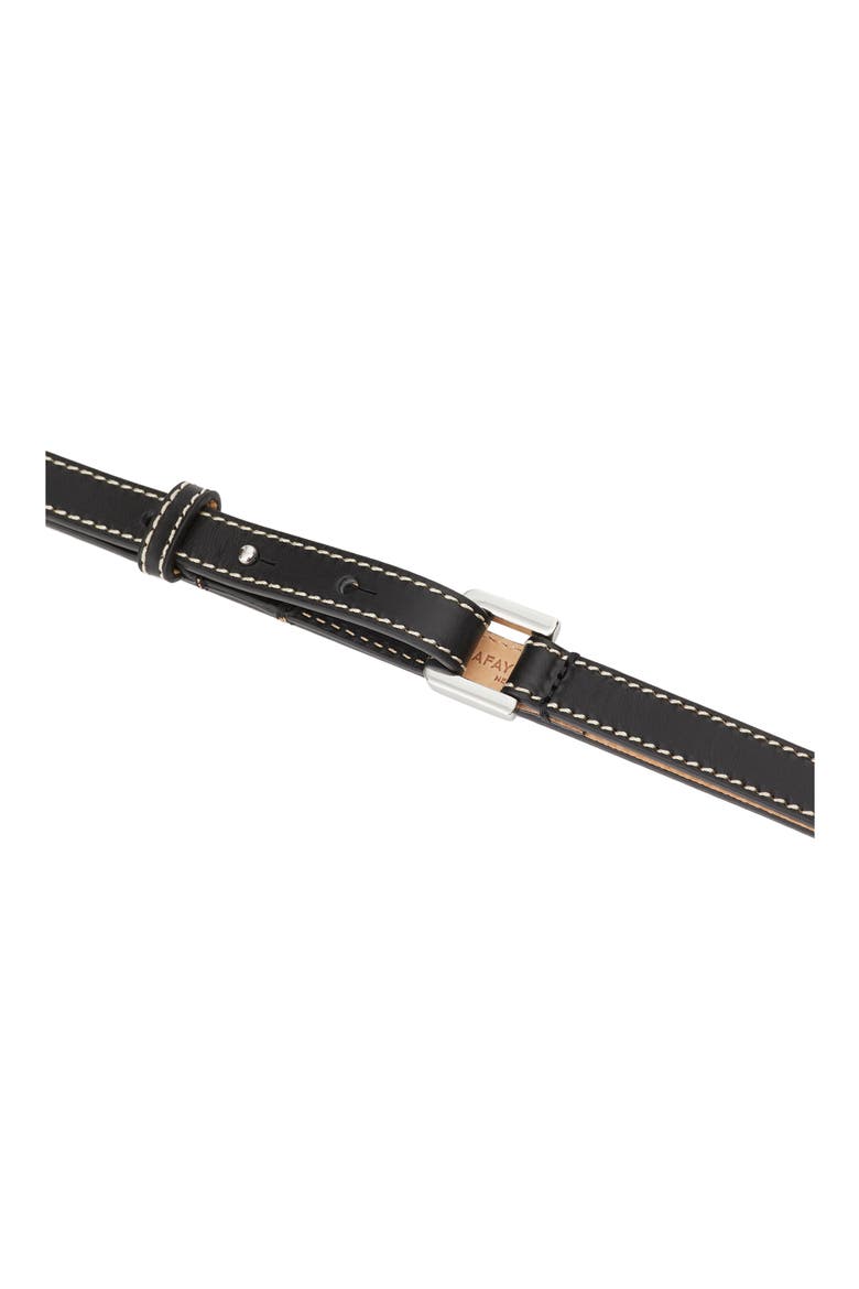 Vachetta Leather Belt, Alternate, color, BLACK