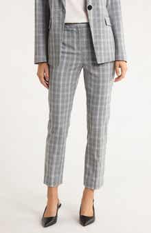 Elie Tahari Taylor Plaid Pants