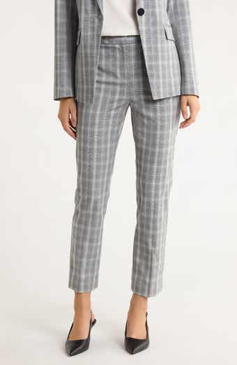 Elie Tahari Taylor Plaid Pants