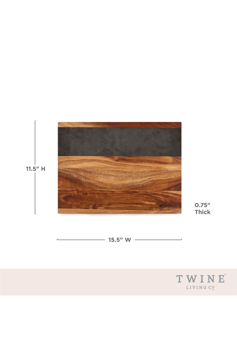 Wood & Slate Cheese Board, Alternate, color, Wood