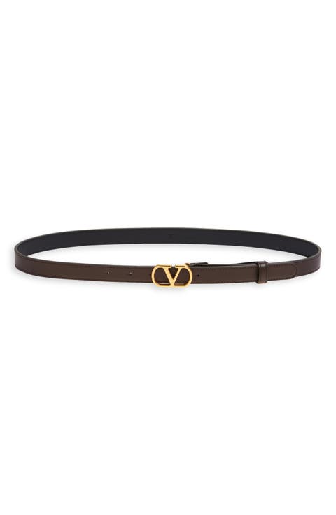 VLOGO Signature Leather Belt