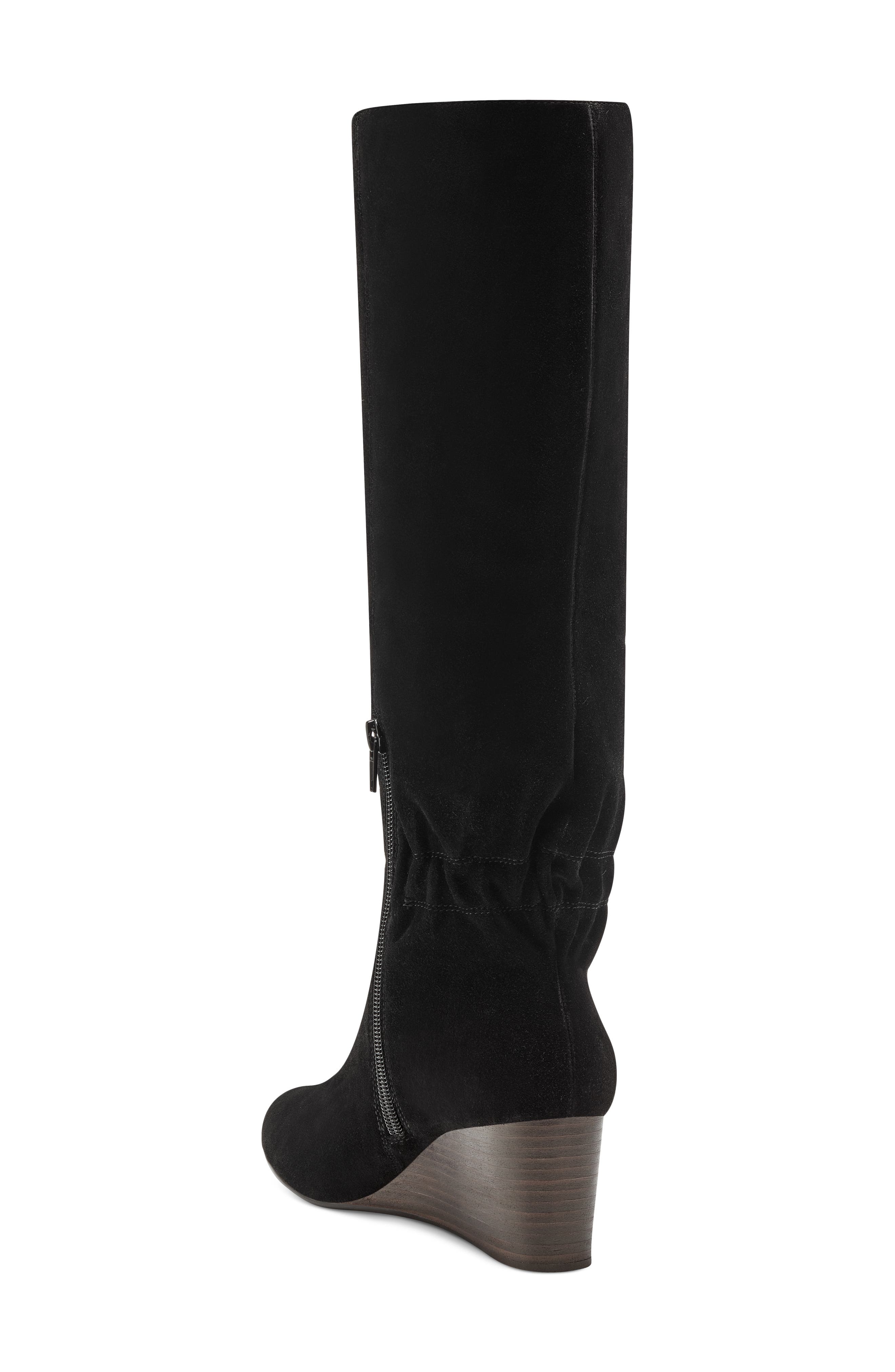Sole Society Deannah Knee High Wedge Boot, Alternate, color, 