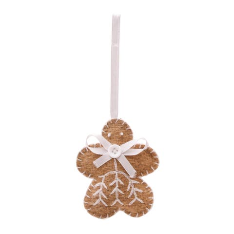 Gingerbread Boy Christmas Tree Ornament