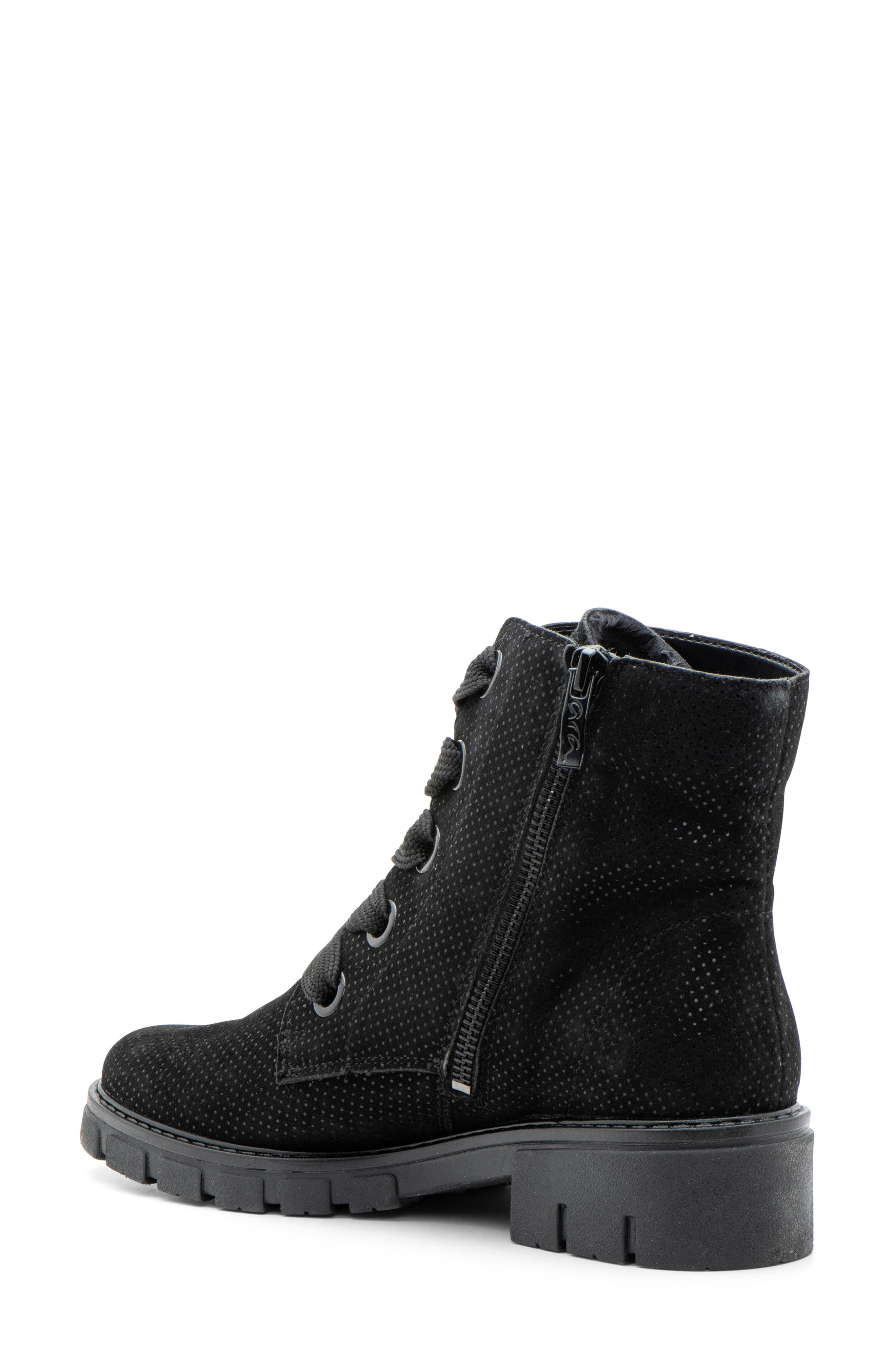 ara Debbie Lace-Up Bootie, Alternate, color, Black