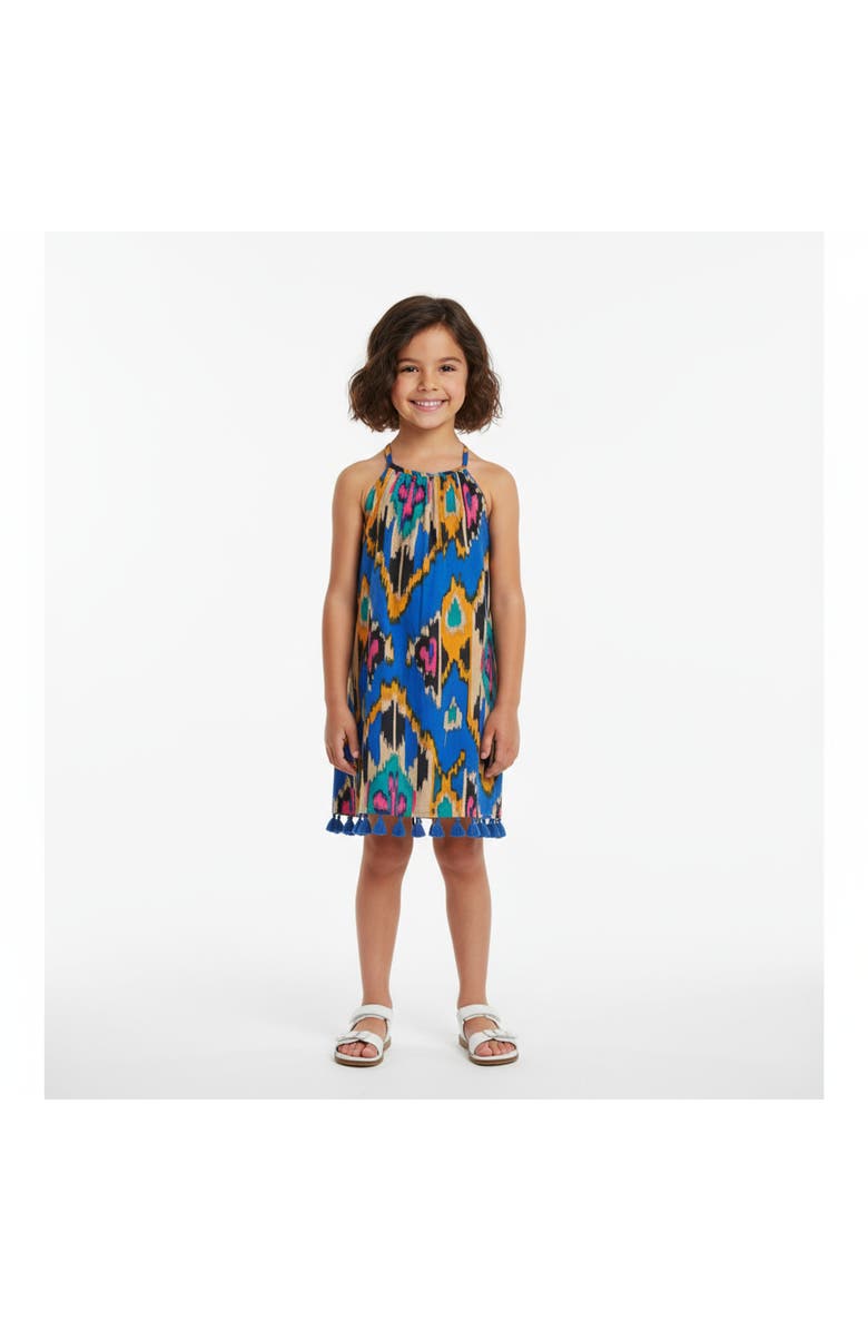 Mer St. Barth Mini Chantal Dress, Alternate, color, Blue