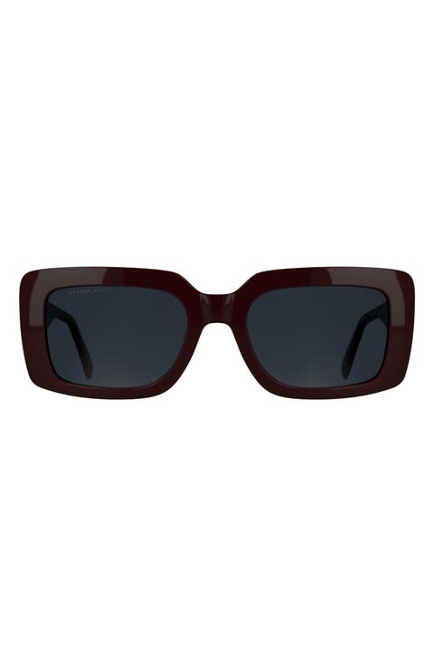 Dira 55mm Rectangular Sunglasses