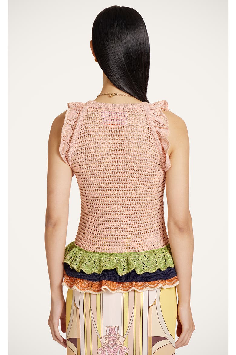 Eight Counts Crop Top, Alternate, color, Color Block Pink