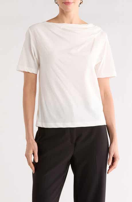 A.L.C. Lee Cowl Neck Cotton Top