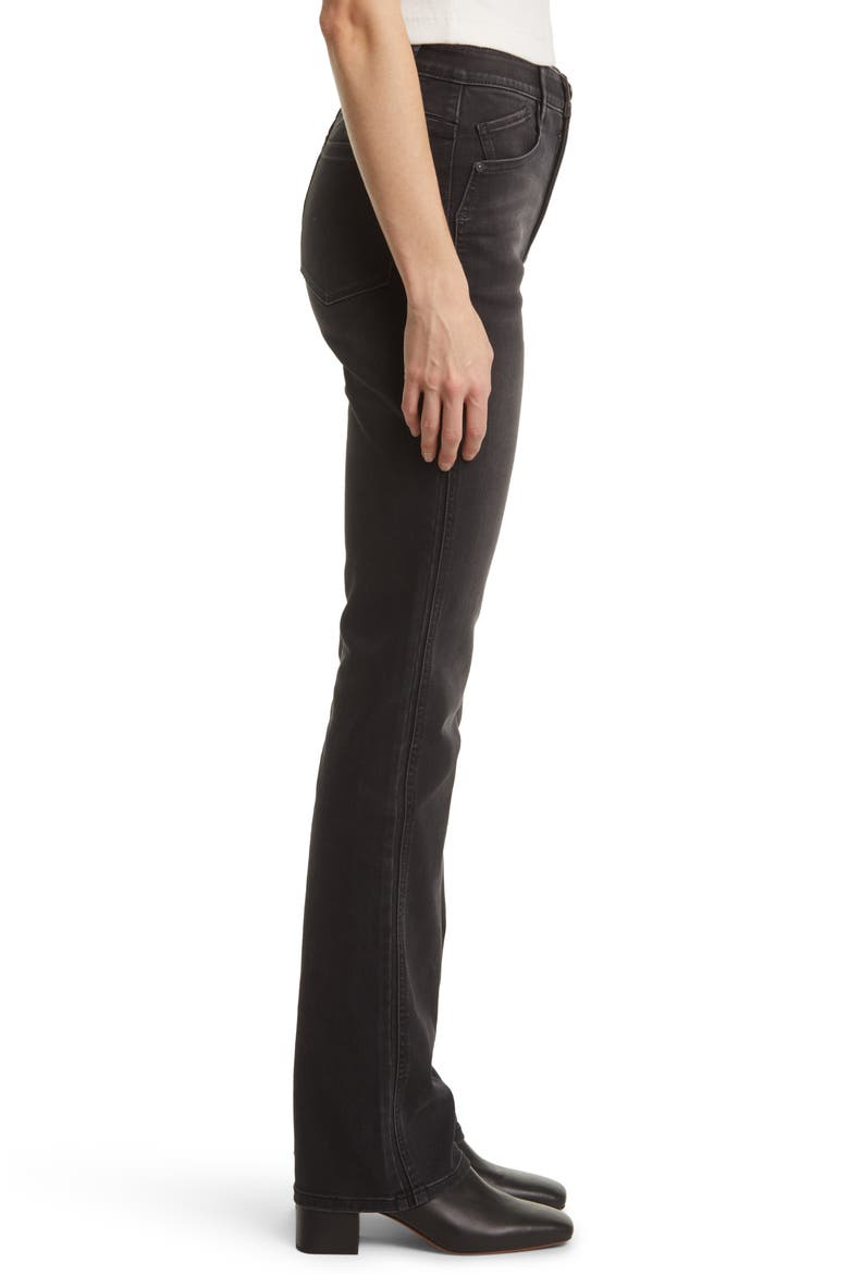 'Ab'Solution Skyrise Itty Bitty Bootcut Jeans (Nordstrom Exclusive), Alternate, color, BLACK