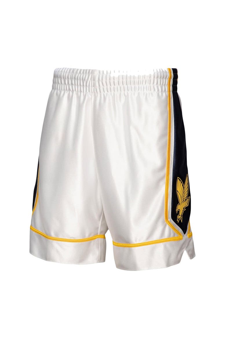 Men's Mitchell & Ness White Marquette Golden Eagles Authentic Shorts, Alternate, color, White