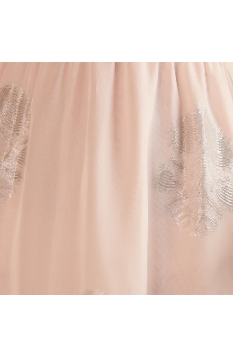 Cynthia Rowley Silk Lurex Dolman Sleeve Mini Dress, Alternate, color, Pink