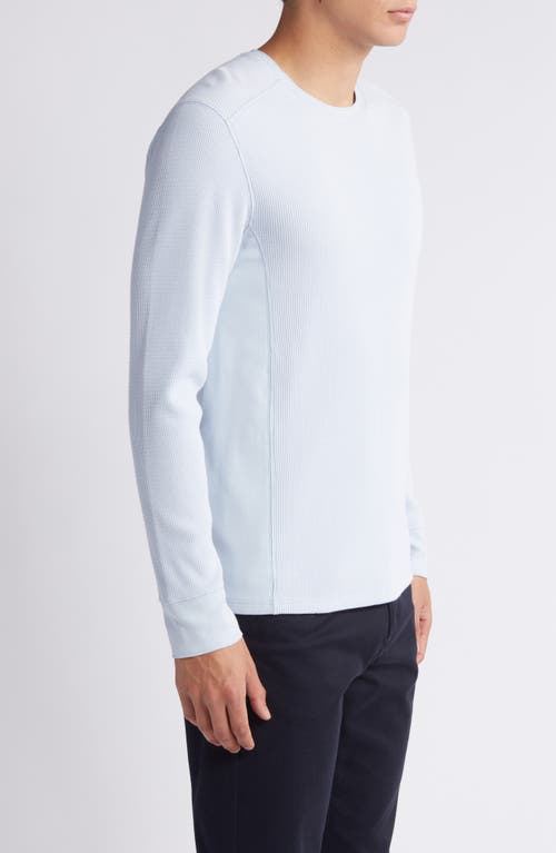 Vince Thermal Long Sleeve T-shirt In White