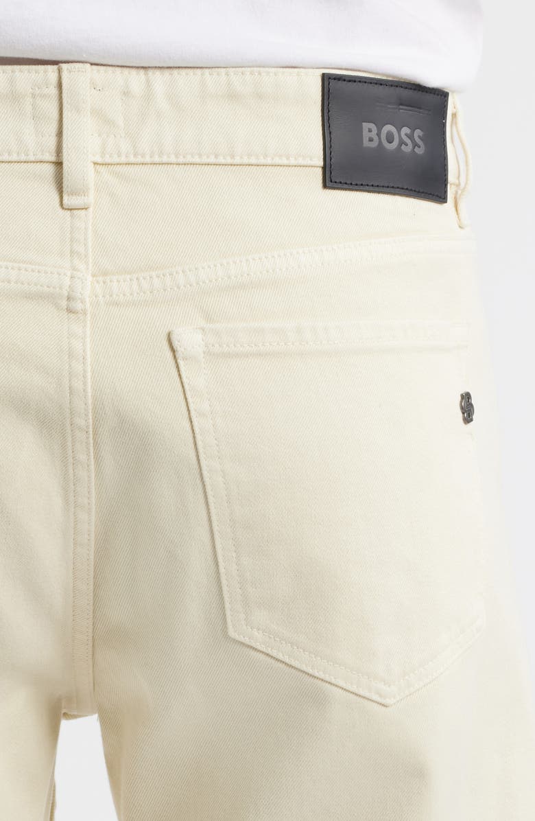 BOSS Ogden Straight Leg Jeans, Alternate, color, Open White