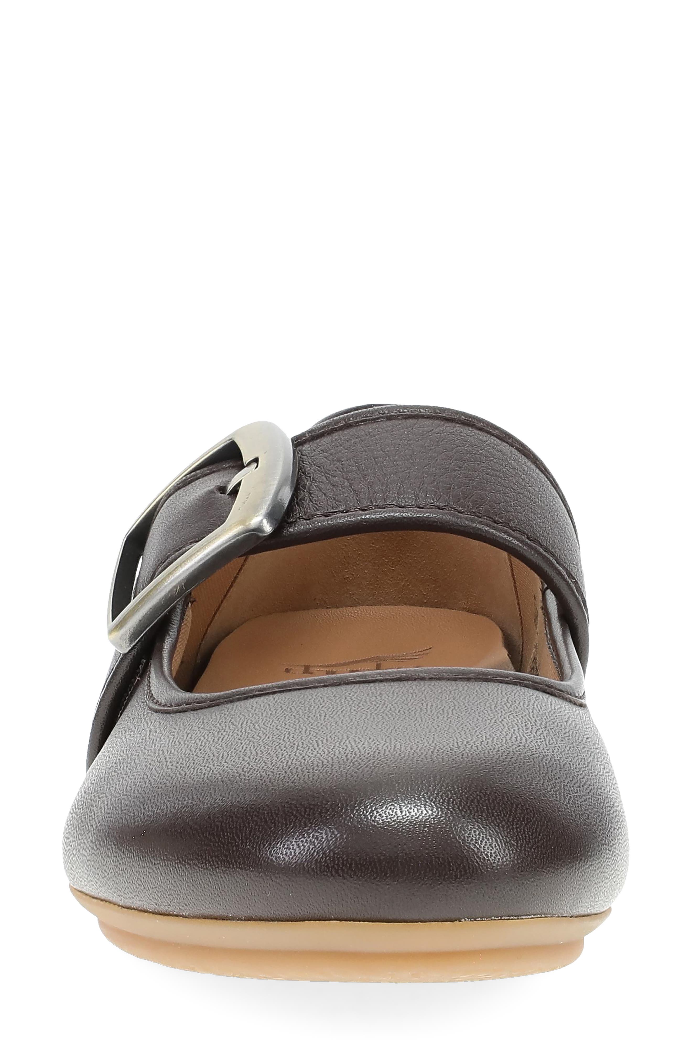 Matilda Mary Jane Flat, Alternate, color, CHOCOLATE