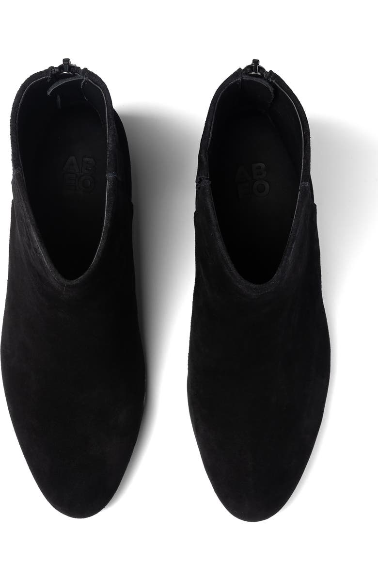 ABEO Plaza Back Zip Boot, Alternate, color, Black Suede - Regular