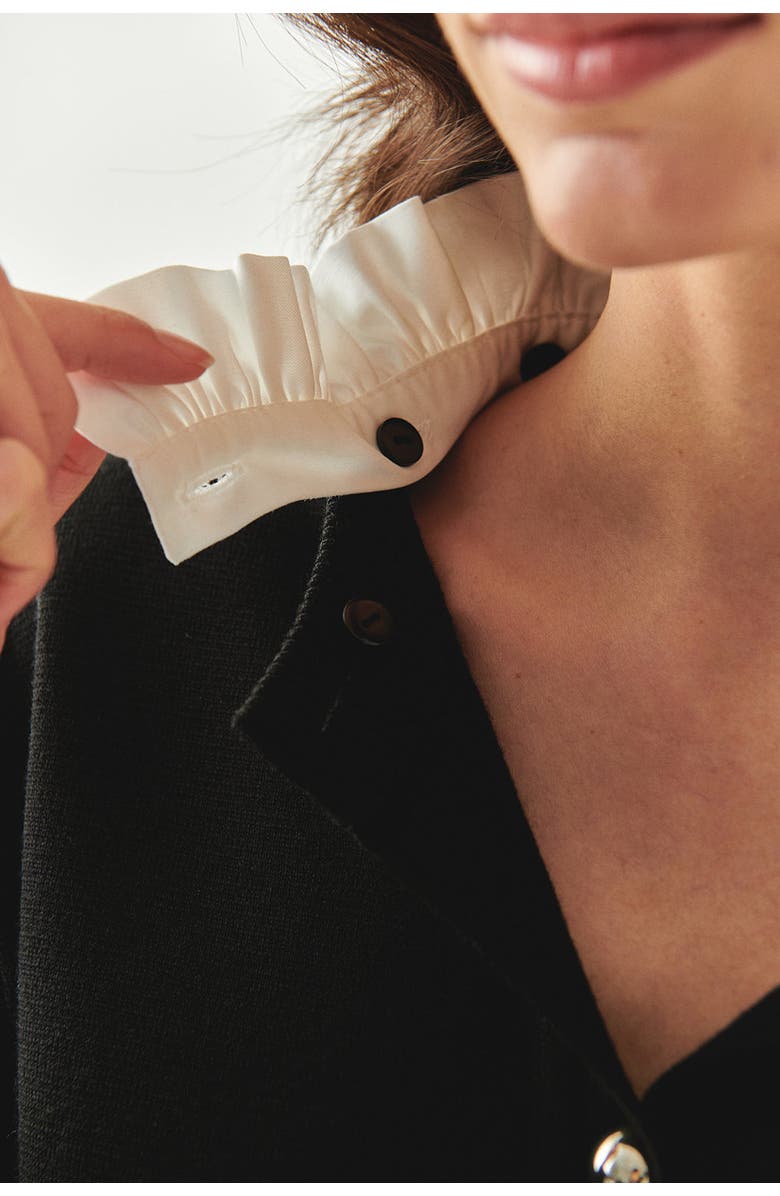 Exquise Kamilah Knit Cardigan, Alternate, color, Black